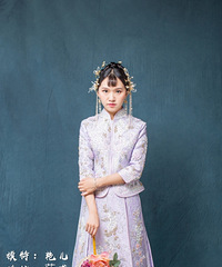 第一次当婚纱模特 拍了四套婚纱 四种不同风格 感觉很赞哦