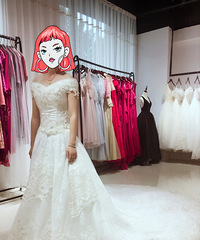 婚庆行业年年涨价 搞得我早早就备婚 这次去试纱准备订4件