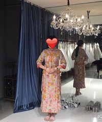 试了刘诗诗同款龙凤褂 闪闪的 男士中式婚服也很好看哦