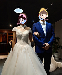 我婚纱照7套衣服 4套鱼尾 老公说我穿鱼尾特别好看