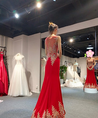 我婚纱照7套衣服 4套鱼尾 老公说我穿鱼尾特别好看