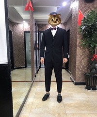 20天!老公定制的西服终于拿到手了 上照!