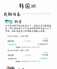 韩国自由行攻略 小姐姐倾情奉献手账风游记