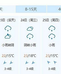 下周最低温跌破10℃ 嘉兴下周将开启“阴雨模式”!