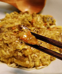 打卡138元的蟹黄面 这么一碗蟹黄蟹膏超级多 两个人都吃不完