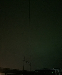 今天看到了绿色的天空
