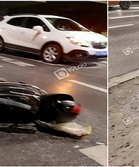 ��Ϧҹ����������һ���γ�ײ����ƿ����