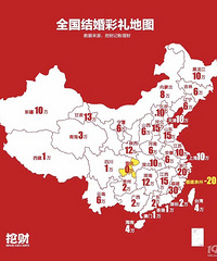 全国彩礼地图 你同意吗