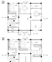 乡下自建房 求大神帮我看看布局跟风水上有没有问题?