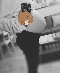 哭!28周肚子从圆圆的变尖了 女儿肚变成了儿子肚...