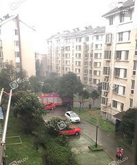 金穗月亮湾着火了!好浓的橡胶味!还有人爬上窗台……