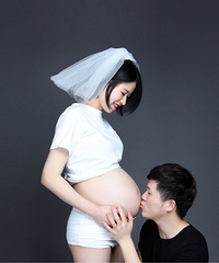 首次当妈妈心情很平静 快到预产期娃儿似乎并没有像出来