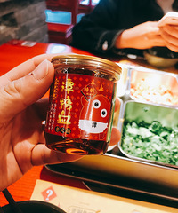 上过十二道锋味的上海谭鸭血老火锅 鸭血超赞!