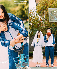 从校服到婚纱 我想这就是爱情最美好的事情了吧