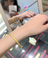 五一活动的金价太美丽了才295/克 1W4就买到古法金刚圈