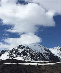 �򱱳�����ѩɽ�ϵĴ����ﶬ�ļ��仯