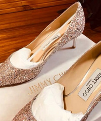 买了梦寐以求的jimmy choo做婚鞋 退完税只要2700