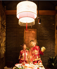 一套有火锅味的婚纱照 拍照也不能忘了我最爱的火锅!