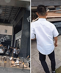 ����ĳ�Ƶ��ſڵ���ͻȻ���䣡����������ѹ��