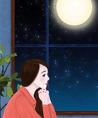 中秋思念 奶奶是夜空最亮的星