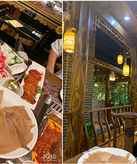 环境很古风的火锅店 两人才花了200块