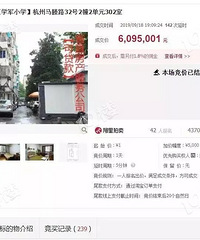 这二手房1元起拍13万人围观 最终成交价高得人
