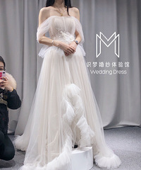 【结婚节 梦中婚纱】喜欢仙仙的婚纱 性感又显身材