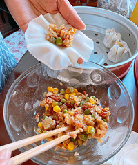 彩色糯米烧麦 食欲爆棚!
