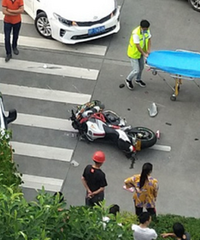 �������һ�ҳ��ͺ�����ѧ·�ϱ�ײ��