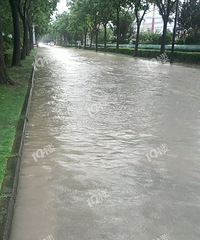 嘉兴暴雨橙色预警!丝绸路又淹啦!又是开船上班的一天…