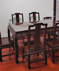 太喜欢这套在嘉善木雕城买的整套新中式家具 质量很不错!