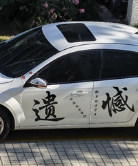 今天早上一起床看到窗外停了这么一辆好遗憾的车…