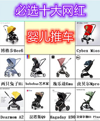 【婴儿推车】麻麻们最爱十款网红大牌婴儿推车