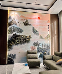 乡下房子开始装修了!1万5画的墙画值吗?