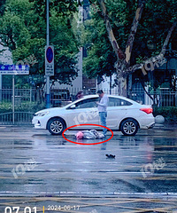 ����ͻ��������һŮ����綯��������ֱ��ײ�ɣ���·��û�źŵơ�