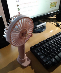 晒晒家里的各式迷你小风扇
