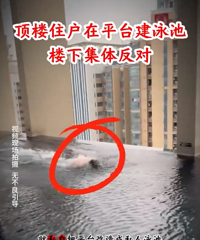 顶楼用户私建游泳池,遭楼下住户一致反对!