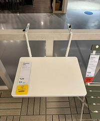 上周末去逛了杭州宜家,这个阳台的挂着的桌子很好用!