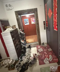 我的邻居鞋子是要堆满电梯口的,门是要高我家一头的...