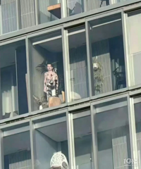 早上起来!抬头被对面邻居的玻璃吓一跳!