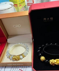 趁618自购的貔貅金珠 比店里便宜一千多!