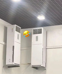 国外立式空调是挂在墙上面的!这是啥原理?
