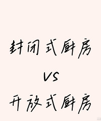 开放式厨房or封闭式厨房?男朋友喜欢开放式厨房...