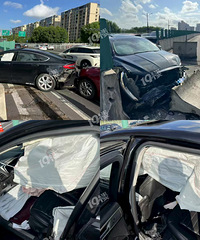 视频来了!今早高架撞隔离墩事故 起因竟是因为这辆别克!