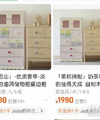 看中朋友家一个好看的多巴胺柜子,一看价格近两千…