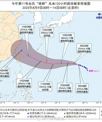 路径突变!台风“杨柳”直冲浙江!