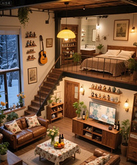 今天周六,你最想住哪间小屋度过这个周末呢?