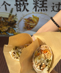 在嘉兴也能吃到一口糯叽叽的台州嵌糕啦!馅料好丰富