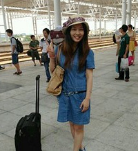 剪刀手妹子小清新风