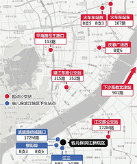 家有小儿请收好这图 9条公交直达儿保新院区